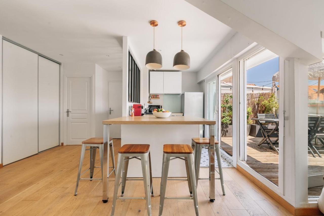Little Bibi Terrace - Cote Des Basques And Private Garage Apartment Biarritz Ngoại thất bức ảnh