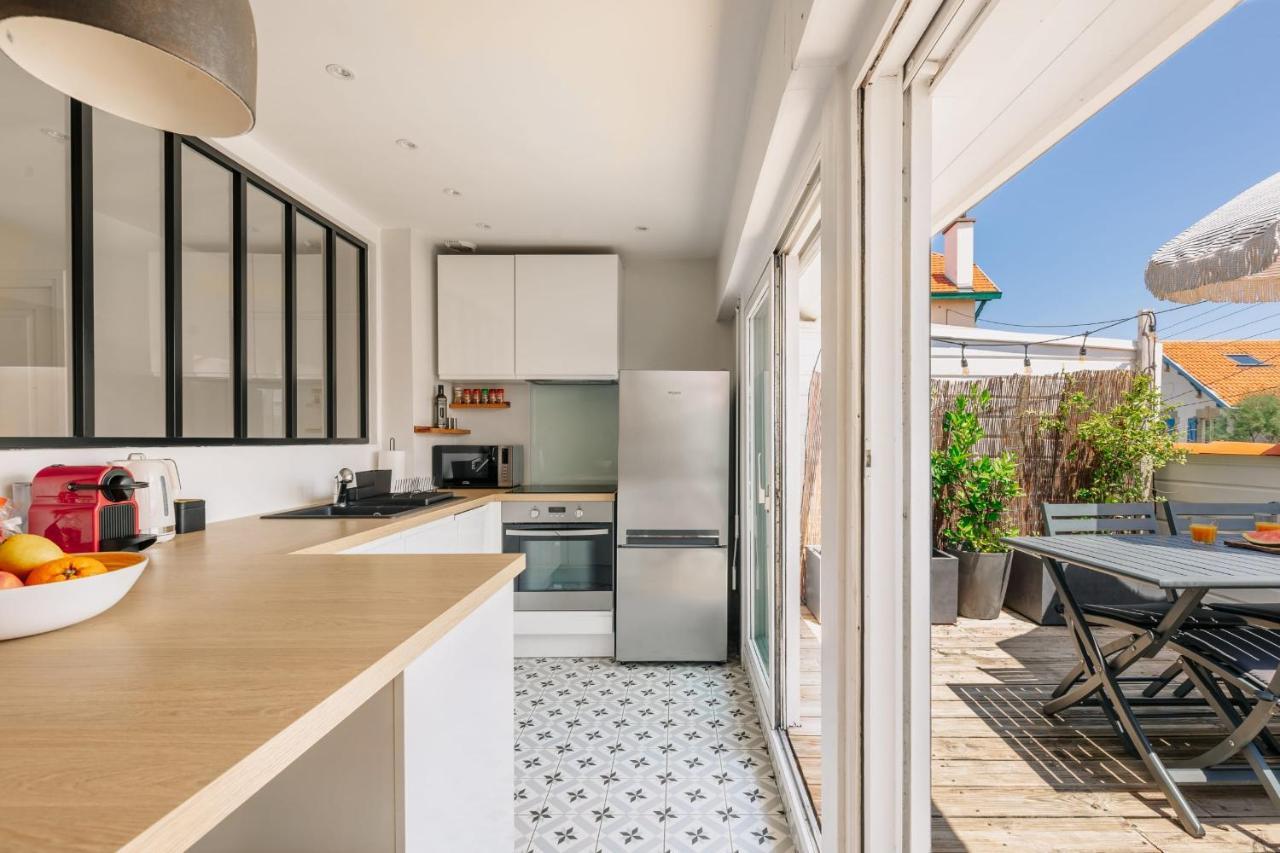Little Bibi Terrace - Cote Des Basques And Private Garage Apartment Biarritz Ngoại thất bức ảnh