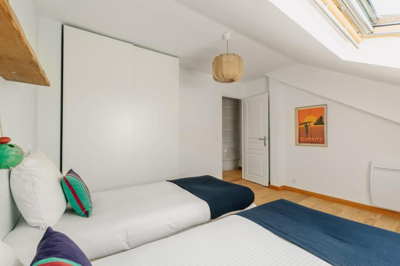 Little Bibi Terrace - Cote Des Basques And Private Garage Apartment Biarritz Ngoại thất bức ảnh